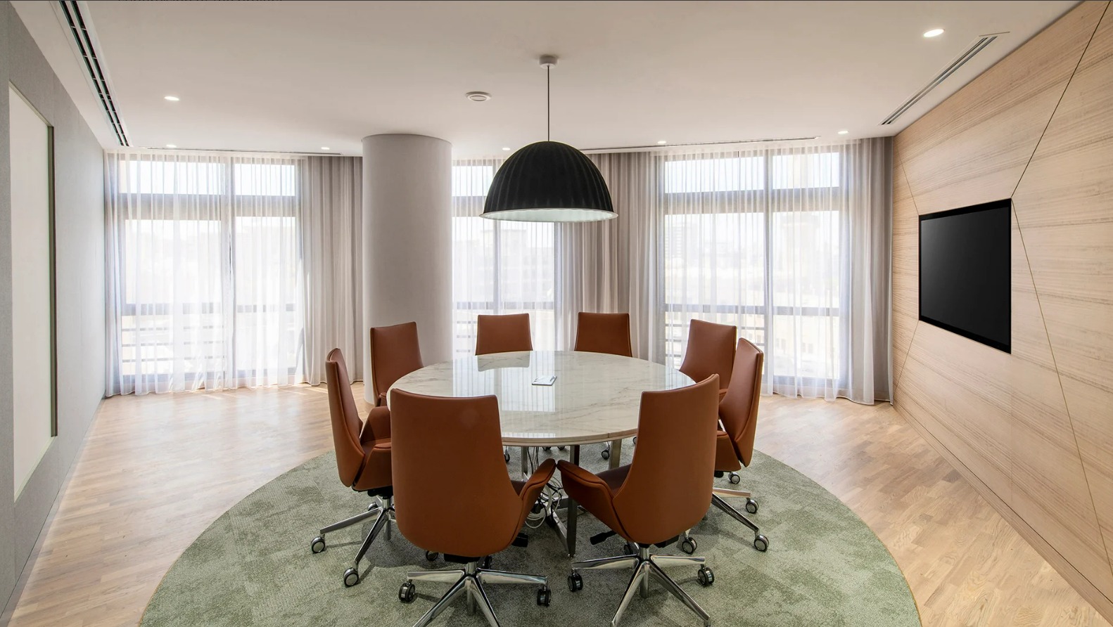 Executive boardroom table